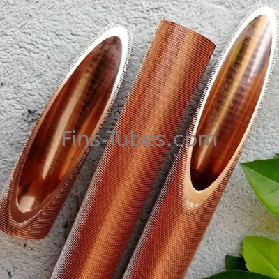 Mua DELLOK ống đồng được làm mát bằng không khí cuộn máy bay bốc hơi nhôm hoặc ống cánh thấp hợp kim đồng đồng ép online manufacture