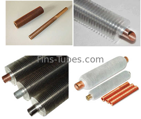 DELLOK Máy ống cánh quạt được ép ra cho máy trao đổi nhiệt và máy làm mát sử dụng ống cánh cao bimetallic