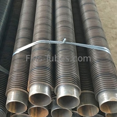 DELLOK Bụi sợi vây xoắn ốc thép tần số cao hàn ống sợi vây không may ống xả nhiệt vây