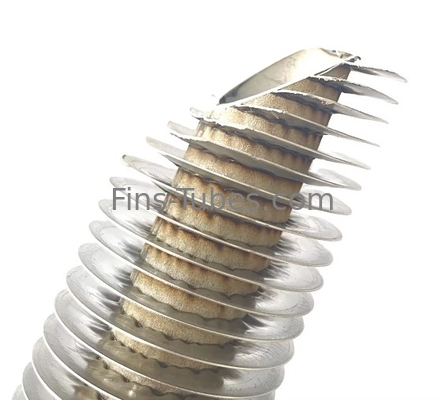 DELLOK Bức tường 0,96mm Aluminium Fin Tube với Tube 4mm-15mm