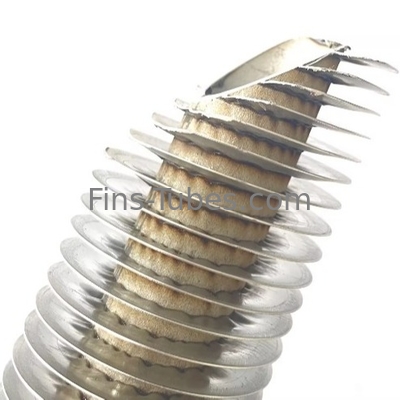 DELLOK 4mm-15mm Tube Thickness Carbon Steel Fin Tube Cho giao hàng sấy / sấy sáng