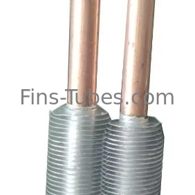 DELLOK Nhiệt độ ống vây thép cacbon ống vây thâm nhập 0.3-1.2mm áp suất 1.0MPa - 4.0MPa