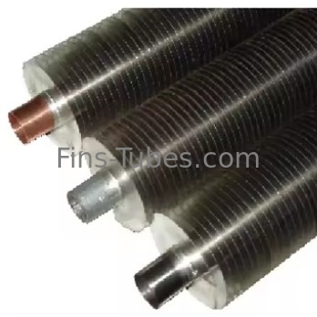 Nhiệt độ ống trần ống nhúng vây ống 16-63mm OD 2.5-20mm Vây cách nhau 1.65mm Tần độ tường -40°C-300°C 1.0-4.0MPa
