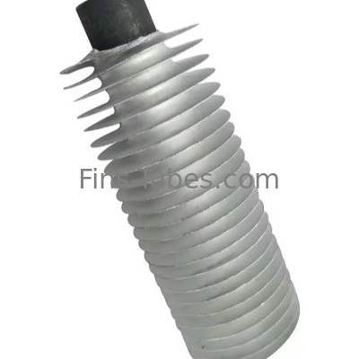 Vàng Carbon Steel Fin Tube 0.3-1.2mm Tube 2.5-20mm Fin Khoảng cách 16-63mm Od