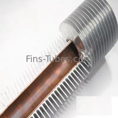 DELLOK Anodized Aluminium Low Fin Tube 0.5mm Wall Heat Transfer 8-51mm OD Custom Fins cho việc làm mát tăng cường