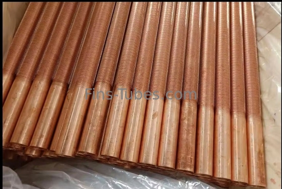 Vòng vây nhôm cuộn ống vây bị ép với cạnh mịn Hydro Test 3-25mm đường kính bên ngoài