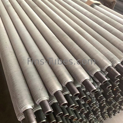 DELLOKHFW ống để trao đổi nhiệt 16,5mm Crimped Fin ống OD19X1.25WT LL loại Fins ống tản nhiệt với hộp spacer A179 SM