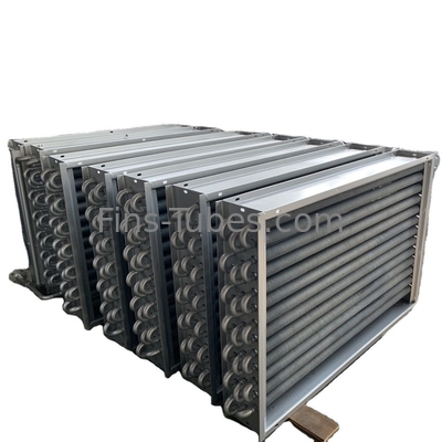 DELLOK Solid Extruded Serrated Alu1050 Máy trao đổi nhiệt Fin Tube Thickness 0.4mm